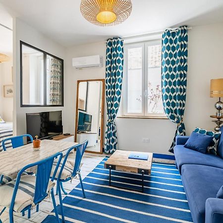Studio Bleu 29M2, 120M Vieux-Port , Clim ,Wifi, Acces Autonome Avec Code Marseille Ngoại thất bức ảnh